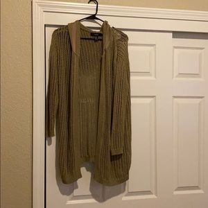 Forever 21 M/L tan cardigan